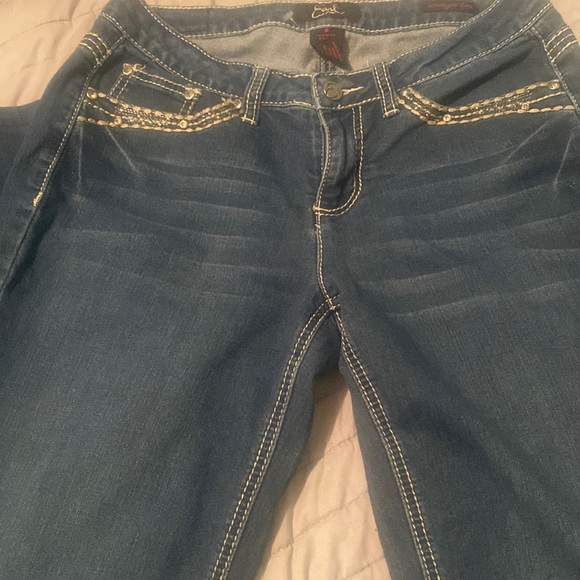 Earl sparkly straight leg jeans in excellent preloved condition - Picture 1 of 3
